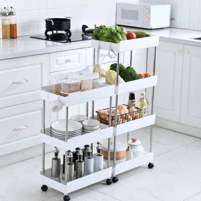 China China Manufacturer Viable High Quality Plastic Shelf China Kitchen Bathroom Storage Plastic Shelf for sale