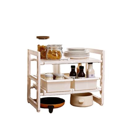 China Hot Selling Multifunctional Kitchen Racks Undersink Storage Racks for sale