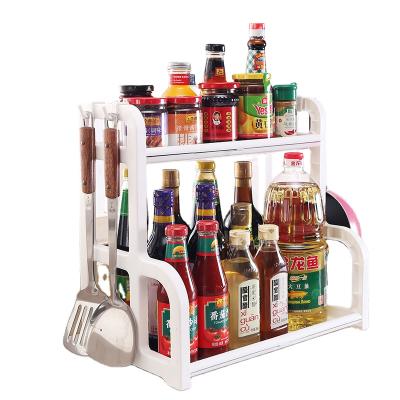 China Viable Hot Sale Export Plastic Spice Rack With For Kitchen for sale