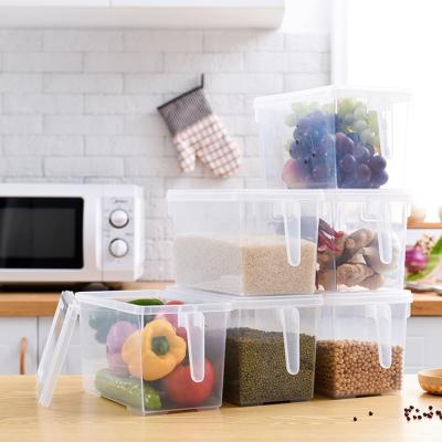 China 2021 best-selling refrigerator storage box freshness preservation product box refrigerator fruit food fresh-preservation storage box for sale