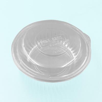 China Plastic Disposable Food Salad Container With Lid Clear Transparent Salad Bowl Noodle Fruit Packaging 24oz 32oz for sale