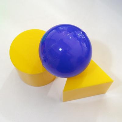 China JIAPIN Cube Cone Cylinder Sphere PET Plastic Geometric Solid Model For Math Study C00146 for sale