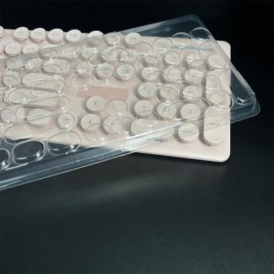 China JIAPIN Logo Printable Vacuum Forming Service PET Film Plastic Keyboard Packaging C00093 for sale