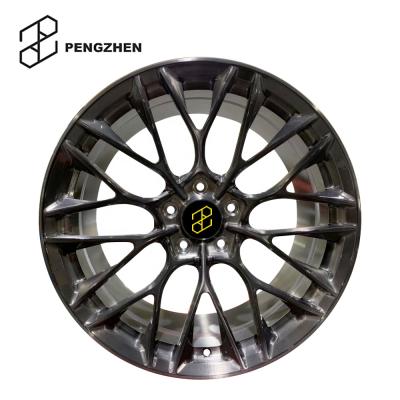 China 6061 T6 Pengzhen Brush Wheel Aluminum Alloy Color Custom Forged Car Monoblock Wheel Aluminum Custom Rims for sale