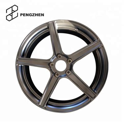 China T6061 Aluminum Pengzhen Forged Wheels 17 18 19 20 21 Inch 5x114.3 Car Black Coated Rim Customized For Lexus for sale