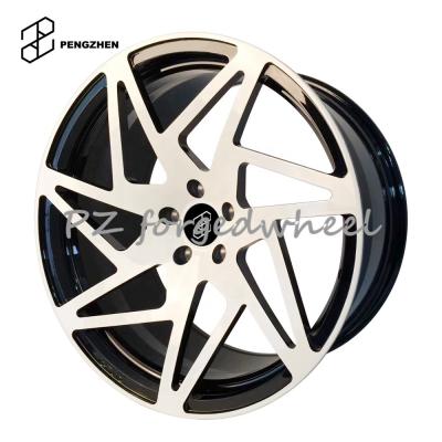 China 6061 16 Inch 5x130 4x130 17 Inch Forged Aluminum Racing Spoke Alloy Wheel Rims With White Color Face for sale