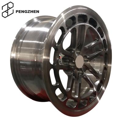 China Passenger car wheel Pengzhen brushed gray aluminum wheel 17 18 inch 4x130 hole 4 classic car wheel for sale for sale