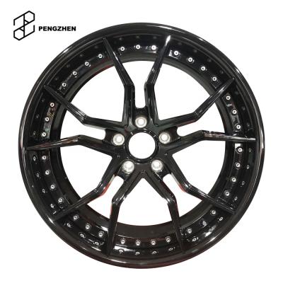 China Cerchi 6061 aluminum forged gloss black wheel rim alufelgen rim in wheel chinese factory lega r18 5x108 for sale