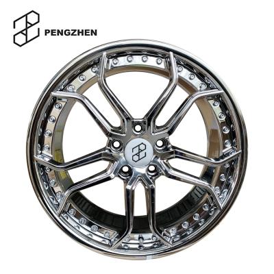 China Aluminum 6061 pengzhen Custom Forged Aluminum Wheels 18 Inch 19 Inch 5x114.3 CB64.1 For Honda Civic for sale