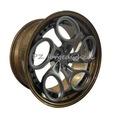 China pengzhen passenger car wheel custom forged alloy passenger car wheels rims 18 19 20 inch 5x112 for audi for sale