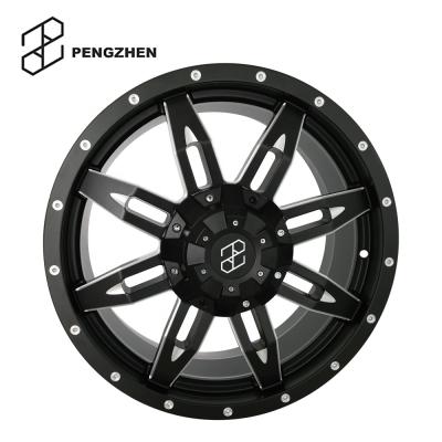 China 6061 Aluminum Pengzhen Forged Automotive Truck Rims 18 Inch 6 Lug Off-Road Rims For Pickup for sale