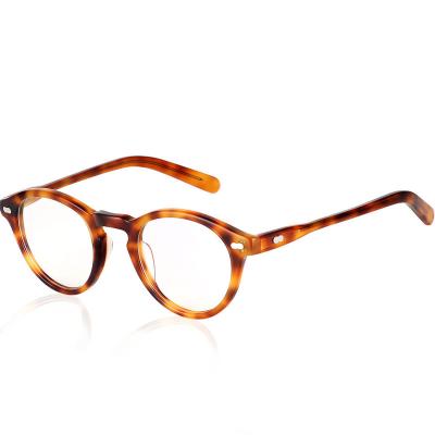 China Newest JH Fashion Design Acetate Eyeglasses Soft Top Quality Soft Safe Women Men Around Optical Eyesight 2021 for sale