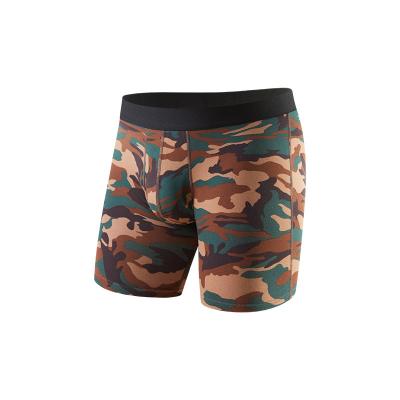 China 2021 Antibacterial Men's Red Underwear Men's Red Camouflage Boxing Underwear for sale