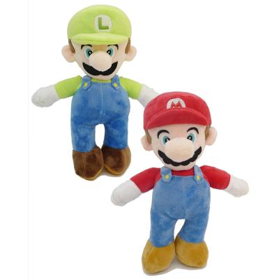 China Decoration 23cm Japanese Video Games Plumber Bros Plush Toy Doll For Gamer for sale