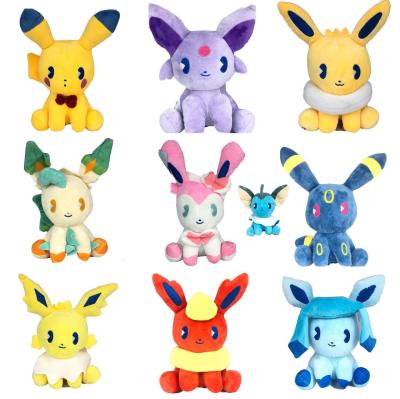 China Popular Decoration 20cm Pokey Pet Family Plush Toys For Play Collection for sale