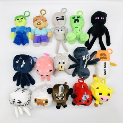 China Wholesale 10cm-15cm Chained Main Decoration Game Character Stuffed Toy Creeper Plush Doll New for sale