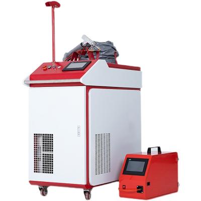 China Building Material Stores Toggle Main Metal 1000w 1500w Manual Handheld Fiber Laser Welding Machine Price for sale