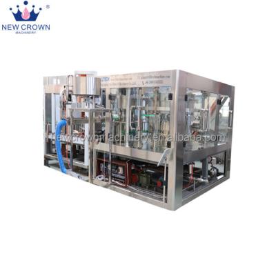 China New Beverage Crown 10000BPH Bottle Gas Beverage Filling Machine / High Speed ​​Plastic Line / Equipment for sale