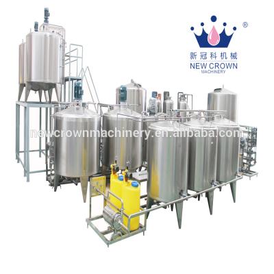 China New Beverage Crown Factory 3 in 1 Soda Water Bottle Making Filling Machine for sale