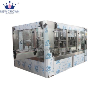 China New Hot Sale Crown Beverage PET Bottle Automatic Pure Water Filling Packing Machine for sale