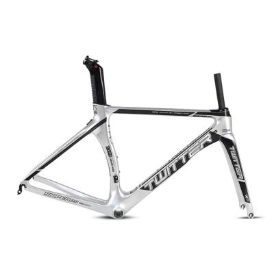 China Chinese Factory 700C Bike Frame Carbon Fiber Road Bike Frame for sale