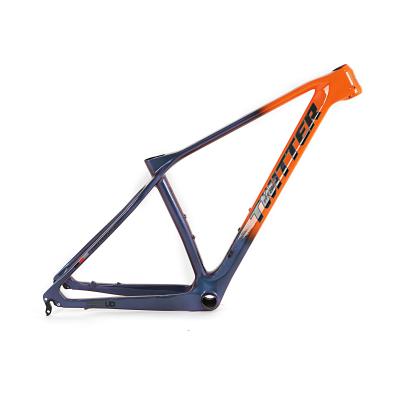 China Lightweight 29er 27.5 29er Mountain Bikes Bicycle Frame TWITTER T900 Mountain Bike Carbon Frame For Adult for sale