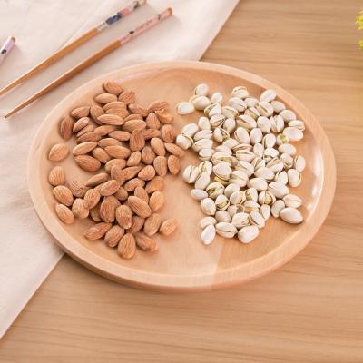 China Logo Wooden Bamboo Snack Dish Disposable Customized Small Wooden Dishes for sale