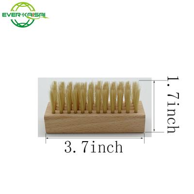 China NAIL Wood Beech PP Nail Brush, can customize nail wash tool for women, jade brush and walnut brush. for sale