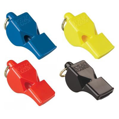 China Plastic Whistle Survival Whistle Referee Customize Logo Print High Quality Plastic Sports Whistles for sale