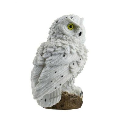 China China Factory Creative High Quality Easy To Install Outdoor Yard Garden Owl Standing Solar Lamp for sale