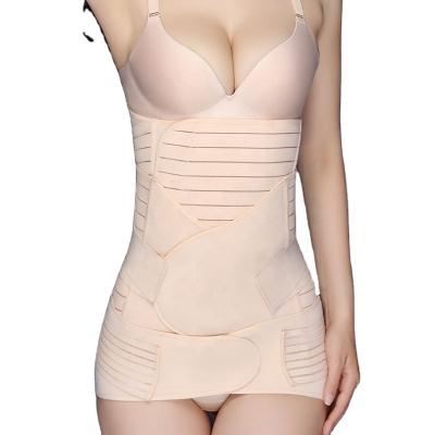 China Antibacterial Stomach Compression Shaper Postpartum Womens 3 in1 Belly Band for sale