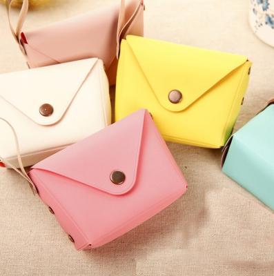 China Portable Bag Mini Coin Case Korean Cute Color Coin Purse Wholesale Credit Card Candy Small for sale