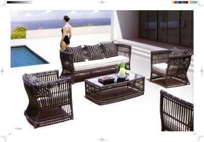 China new product garden sofa set hotel Leisure Rattan Sofa for sale