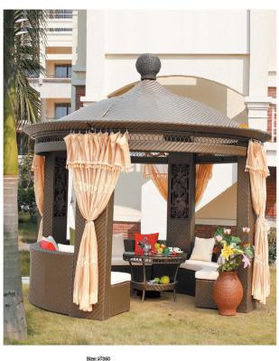 China China outdoor house tent outdoor gazebos rattan round canopies 1101 for sale