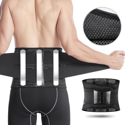 China New Universal Selected Sports Belt Bodybuilding Weight Pressure Support Breathable Steel Pipe Support Belt for sale