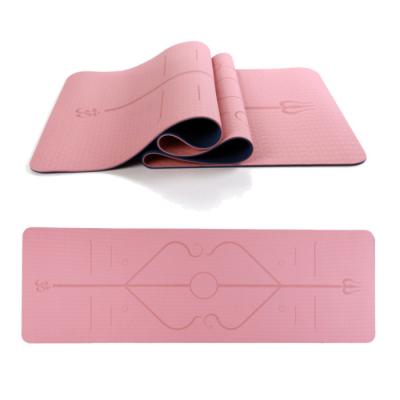 China Mat Double Color Position Line Fitness Dance Jump Rope Yoga Anti-Slip Mat Sales Goods Whole Yoga Waterproof Washable Anti-Slip Tape for sale