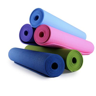 China High Quality Waterproof Anti-Slip Yoga Mats Suitable For Beginners Customized Colors Gym Fitness Tape Home Yoga Mats for sale