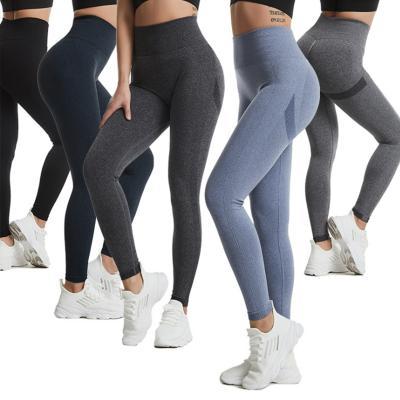 China Breathable High Quality Colorful Yoga Pants Legging For High Waist Women Running Gym Workout Yoga Pants Legging for sale