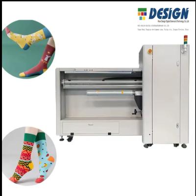 China Cotton Socks Printer Line 360 Grade Socks Cotton Fabric Digitale drukmachine Te koop