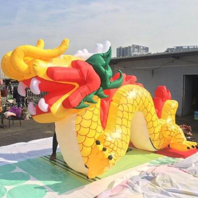 China Event Giant Inflatable Chinese Dragon For Sale Oxford Material / Cloth Inflatable Dragon For Advertising for sale