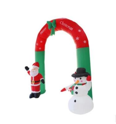 China Adverstising Inflatable Christmas Arch For Yard Decoration for sale