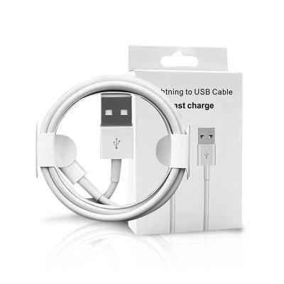 China Etc.electronic product factory price white usb charging cable 3ft for iphone 12 fast charging pvc usb cable for iphone for sale