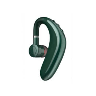 China BT 5.0 Business Green Single Ear Headphones In-Ear Headset Microphone Wireless Earphone for sale