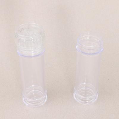 China Sustainable Clear Premium Plastic Pepper Grinding Grade Bottle Without Lid For Kitchen for sale