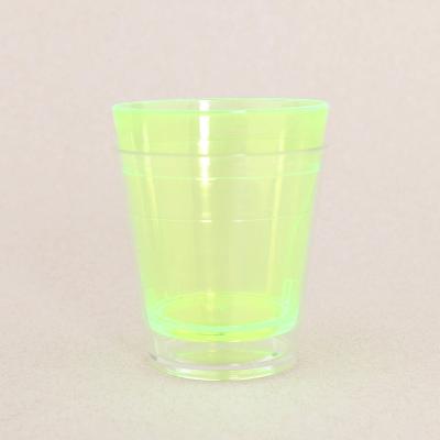 China Clear Color China Direct Sale1oz Assorted 24 GPPS Bar Products Sleeve Colored Disposable Plastic Shot Glasses for sale