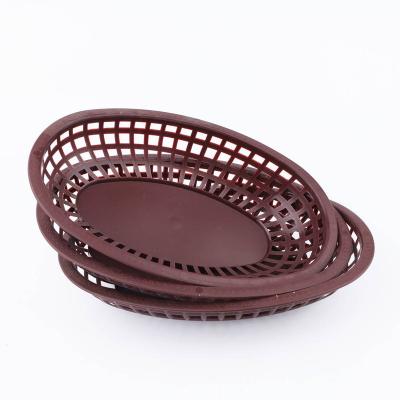 China Sustainable Premium High Quality Reusable PP Bread Basket Food Fruit Storage Baskets for sale