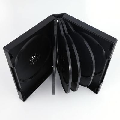 China 2021 Hot Sale Black PP Dvd 10 Discs Cd Cover Cd Cover Carry Storage Case Customized Plastic Packaging Box for sale