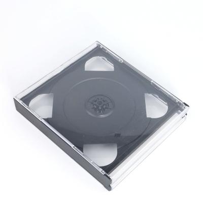 China Wholesale Empty Black Cd Cases Carry Storage Case Hot Sale Cd Dvd Clear Case Plastic for sale