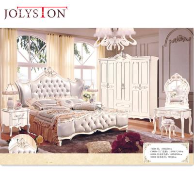 China (Others)Adjustable Luxury French Style Bedroom Furniture Set Antique 5pcs Bedroom Set for sale