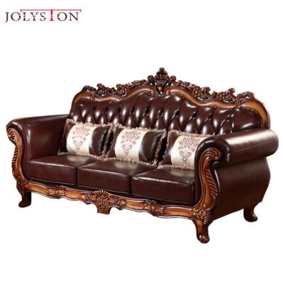 China Other Luxury European Style Soft Leather Sofa 1+2+3 7 Seaters Home Furniture Sofa Sets Modern for sale